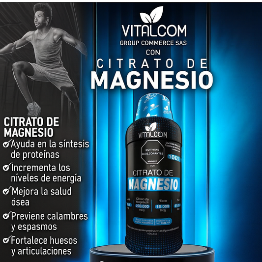 Citrato de Magnesio 1000 ml – Recupera mineral esencial para tu cuerpo