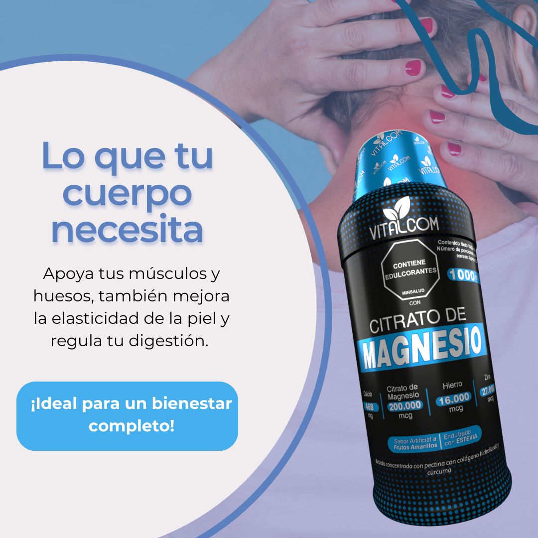 Citrato de Magnesio 1000 ml – Recupera mineral esencial para tu cuerpo