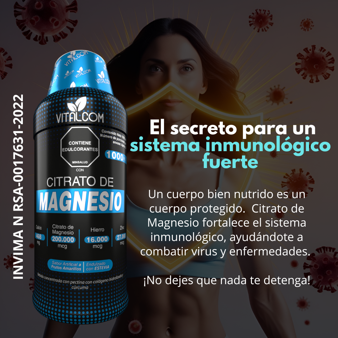 Citrato de Magnesio 1000 ml – Recupera mineral esencial para tu cuerpo
